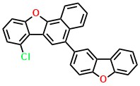 7-chloro-5-(dibenzo[b,d]furan-2 yl)naphtho[1,2-b]benzofuran