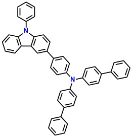 [1,1'-Biphenyl]-4-amine, N-[1,1' biphenyl]-4-yl-N-[4-(9-phenyl 9H-carbazol-3-yl)phenyl]