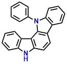 12-phenyl-5,12 dihydroindolo[3,2-a]carbazole