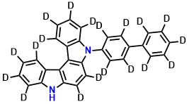 5-([1,1'-biphenyl]-4-yl-d9)-5,8-dihydroindolo[2,3-c]carbazole-1,2,3,4,6,7,9,10,11,12-d10