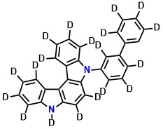 5-([1,1'-Biphenyl]-3-yl)-5,8 dihydroindolo[2,3-c]carbazole d19