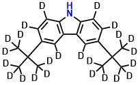 3,6-bis(2-(methyl-d3)propan-2 yl-1,1,1,3,3,3-d6)-9H-carbazole 1,2,4,5,7,8-d6