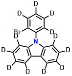 9-(2-bromophenyl-3,4,5,6-d4) 9H-carbazole-1,2,3,4,5,6,7,8-d8