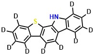 12H-benzo[4,5]thieno[2,3 a]carbazole-1,2,3,4,5,6,7,8,9,10 d10