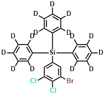(3-Bromo-4,5 dichlorophenyl)tris(phenyl d5)silane
