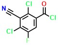 2,4-Dichloro-5-fluoro-3-cyanobenzoyl chloride