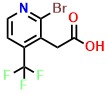 2-Bromo-4-(trifluoromethyl)pyridine-3-acetic acid