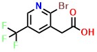 2-Bromo-5-(trifluoromethyl)pyridine-3-acetic acid