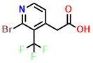 2-Bromo-3-(trifluoromethyl)pyridine-4-acetic acid