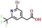 2-Bromo-6-(trifluoromethyl)pyridine-4-acetic acid
