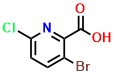 3-Bromo-6-chloropyridine-2-carboxylic acid