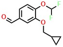 3-(Cyclopropylmethoxy)-4-(difluoromethoxy)benzaldehyde