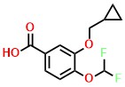 3-(Cyclopropylmethoxy)-4-(difluoromethoxy)benzoic acid