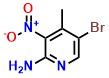 2-Amino-5-bromo-4-methyl-3-nitropyridine