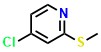 4-Chloro-2-(methylsulfanyl)pyridine