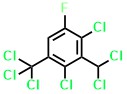 2,4-Dichloro-3-(dichloromethyl)-1-fluoro-5-(trichloromethyl)benzene