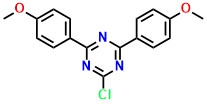 1,3,5-Triazine, 2-chloro-4,6-bis(4-methoxyphenyl)-