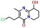 3-(2-Chloroethyl)-6,7,8,9-tetrahydro-9-hydroxy-2-methyl-4H-pyrido[1,2-a]pyrimidin-4-one