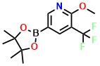 2-Methoxy-5-(4,4,5,5-tetramethyl-1,3,2-dioxaborolan-2-yl)-3-(trifluoromethyl)pyridine
