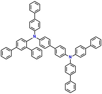 [1,1′-Biphenyl]-4,4′-diamine, N4,N4,N4′-tris([1,1′- biphenyl]-4-yl)-N4′-[1,1′:3′,1′′-terphenyl]-4′-yl-