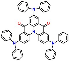3DPA-DiKTa, 3,7,11-tris(diphenylamino)quinolino[3,2,1-de]acridine-5,9-dione