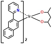 Ir(npy)2acac, Bis(2-(naphthalen-2-yl)pyridine)(acetylacetonate)iridium(III)