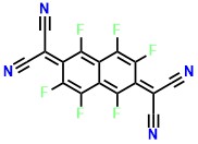 F6TCNNQ, 2,2''-(1,3,4,5,7,8-Hexafluoro-2,6-naphthalenediylidene)bis-propanedinitrile
