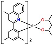 Ir(mphmq)2(acac), Bis[2-(3,5-dimethylphenyl)-4-methyl-quinoline](acetylacetonate)iridium(III)