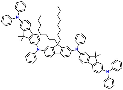 3FTPD-C8, N2,N2'- (9,9-Diocty l-9H-f luorene-2,7-diy l)bis (9,9-dimethy l-N2,N7,N7-tripheny l-9H-f luorene-2,7-diamine