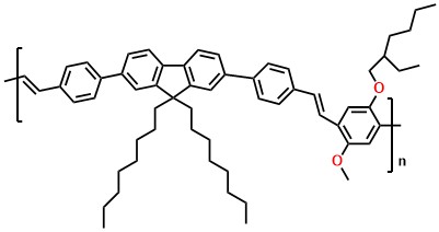 Poly[(9,9-dioctylfluorenyl-2,7-diyl)-co-(1,4-diphenylenevinylene-2-methoxy-5-{2-ethylhexyloxy}-benzene)]