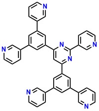 B3PYPPM, 4,6-Bis(3,5-di(pyridin-3-yl)phenyl)-2-(pyridin-3-yl)pyrimidine
