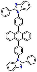 BPBiPA, 9,10-Bis(4-(2-phenyl-1H-benzo[d]imidazol-1-yl)phenyl) anthracene
