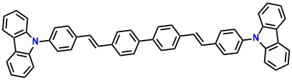 BSB4, 4,4'-Bis(4-(9H-carbazol-9-yl)styryl)biphenyl