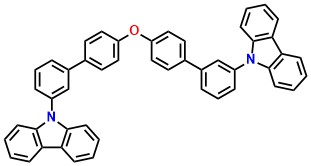 CBBPE, 9,9'-(Oxybis([1,1'-biphenyl]-4',3-diyl))bis(9H-carbazole)