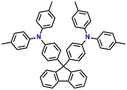 DTAF, 4,4'-(9H-fluoren-9-ylidene)bis[N,N-bis(4-methylphenyl)-benzenamine