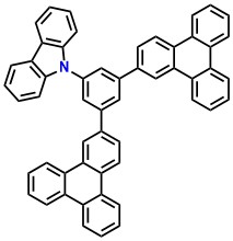 DTP-mCP, 9-(3,5-Di(triphenylen-2-yl)phenyl)-9H -carbazole