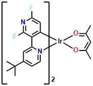 FK306, Bis[4-tert -butyl-2',6'-difluoro-2,3'-bipyridine](acetylacetonate)iridium(III)