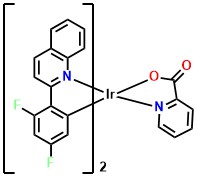 FPQIrpic, Iridium(III) bis(2-(2,4-difluorophenyl)quinoline)picolinate