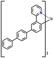 Ir(ppy)3-Bp, Tris[3-(2-pyridinyl-kN)[1,1':4',1''-terphenyl]-4-yl-kC]- iridium(III)