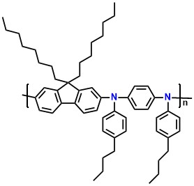 Poly[(9,9-dioctylfluorenyl-2,7-diyl)-alt-(N,N'-bis{p-butylphenyl}-1,1'-biphenylene-4,4'-diamine)]