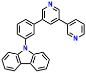 m-BPySCz, 5-(3-(9H-Carbazol-9-yl)-phenyl)-3-(pyridine-3-yl)pyridine