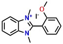 MeOPBI, 2-(2-Methoxyphenyl)-1,3-dimethyl-1H-benzoimidazol-3-ium iodide