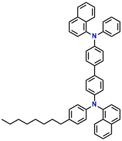 ONPB, N4,N4'-Di(naphthalen-1-yl)-N4-(4-octylphenyl)-N4'-phenylbiphenyl-4,4'-diamine
