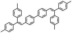 p-DMDPVBi, 1-[2,2-Bis(4-methylphenyl)ethenyl]-4-[4-[2,2-bis(4-methylphenyl)ethenyl]phenyl]benzene