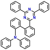 PA-ort-2Ph-TRZ, 2'-(4,6-Diphenyl-1,3,5-triazin-2-yl)-N,N-diphenylbiphenyl-2-amine