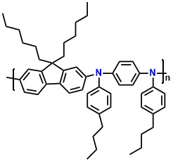 PFHB, Poly[(9,9-dihexylfluorenyl-2,7-diyl)-alt-(N,N’-bis-{p-butylphenyl}-1,4-diaminophenylene)]