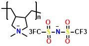 Poly(DDA)TFSI, Poly(diallyldimethylammonium) bis(trifluoromethanesulfonyl)imide