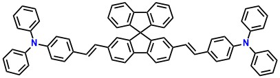 Spiro-BDAVBi, 2,7-Bis[4-(diphenylamino)styryl]-9,9-spirobifluorene