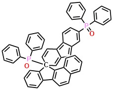 SPPO21, 2,7-Bis(diphenylphosphoryl)spiro[fluorene-7,11'-benzofluorene]