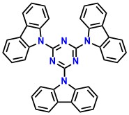 TCzT, 2,4,6-Tri-(9H-carbazol-9-yl)-1,3,5-triazine